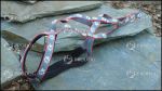 ManMat szelki SLED "Paws" czerwone
